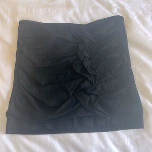Ruffle detailed black mini skirt Intermix never worn